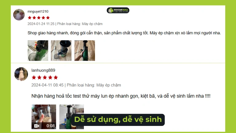 Feedback của khách hàng