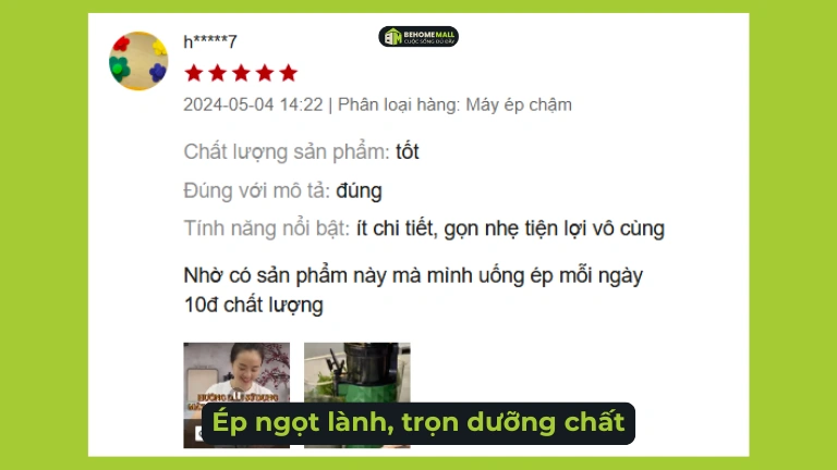 Feedback của khách hàng