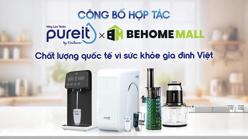 BehomeMall và Unilever Pureit chính thức hợp tác